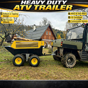 헤비듀티 <span class=keywords><strong>ATV</strong></span> 트레일러, <span class=keywords><strong>ATV</strong></span>/UTV용 스틸 프레임 유틸리티 트레일러, 고하중 용량 - Product Image 3