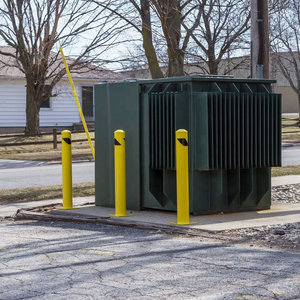 عمود أمان من الفولاذ الأصفر بارتفاع 36 بوصة وقطر 4.5 بوصة من علامة TL، معتمد من CE للاستخدام في مواقف السيارات والطرق - Product Image 5