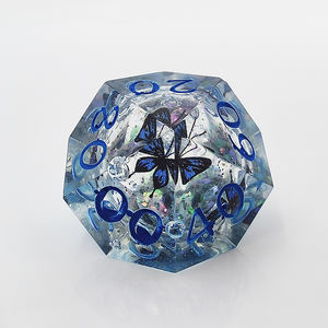 2025 קוביות קצה חדות למנתחים ודרקונים פרפר כחול עם סט קוביות ליבה נוזלית מבריקה - Product Image 3