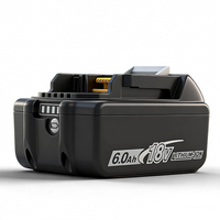 Batterie au lithium 18V 6.0Ah Makita BL1860 avec cathode LiFePO4, 4000 cycles, indicateur LED pour outils électriques sans fil 18V