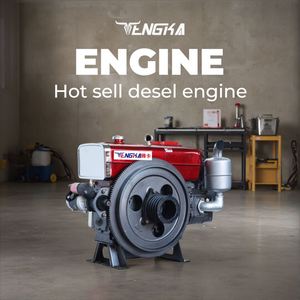 Moteur diesel monocylindre horizontal refroidi par eau Tengka Zs1110 20HP de haute qualité, très vendu - Product Image 1