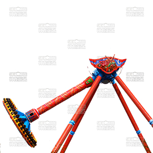 Fibra de vidrio Metal Gigante Frisbee Péndulo Paseos Big Thrill Equipo de parque de atracciones para Centro Comercial Carnival Meteor Hammer - Product Image 5