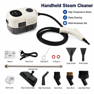 Limpiador a Vapor Compacto de 1500W, Aparato de Limpieza a Vapor de Alta Presión, Calentamiento Rápido en 15s, Limpiador Multiusos, Proveedor OEM - Product Image 1