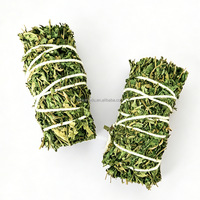 Bâtonnet de Verveine Citronnée Séchée Artisanale pour Rituels, Vert, Thérapeutique, 10cm 15g, Méditation/Nettoyage/Boutique