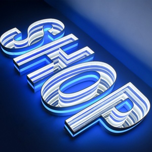 โลโก้ตัวอักษร LED อะคริลิคแบบอินฟินิตี้หลายชั้น ดีไซน์ใหม่ทันสมัยสำหรับภายนอกอาคาร - Product Image 6