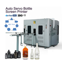 Impresora Automática de Botellas de Bebidas, Impresión de Pantalla de 3 Colores con Servomotor y Posicionamiento CCD para Vasos de Vidrio y Plástico