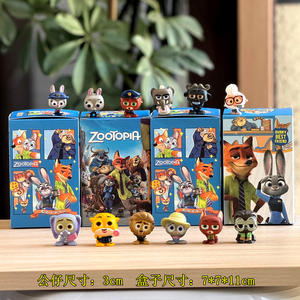 Exquisitas figuras coleccionables de la serie Zoo2 con pintura vívida y escultura detallada, cajas sorpresa, Judy Fox, Nick Wilde, juguetes, adornos para coche, regalos - Product Image 4