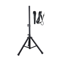 Haut-parleur karaoké en plastique avec micro et Bluetooth pour fête RQSONIC CSL15AYH-KIT haut-parleurs 15 pouces