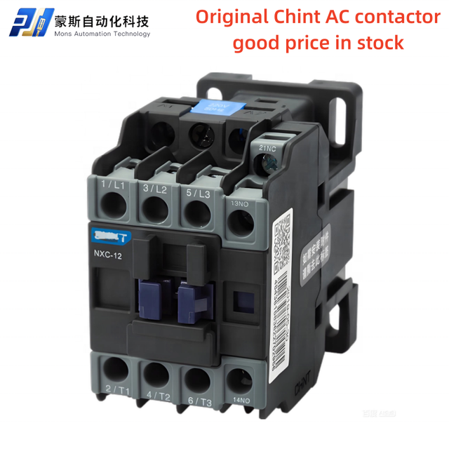 Original Chint AC Contactor 63A CJX1-63/22 AC220V AC/DC 50hz 60hz 3 Phase Contactor for Motor Control