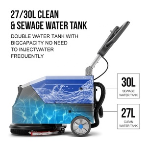 GAOGE M1 Nettoyeur de sols compact et léger à batterie, modèle d'entrée de gamme, économique, avec brosse de rechange efficace, pour usage commercial - Product Image 4