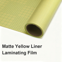 Film de plastification à froid avec support de protection jaune, décollement propre sans résidus pour la plastification d'œuvres d'art en intérieur