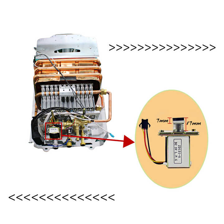 ZD131-B Gas-Magnetventil 3V – Für LPG-Wasserheiz Produktbild-Vorschau 4