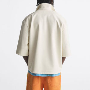 <span class=keywords><strong>Camicia</strong></span> da uomo con chiusura a cerniera con logo con applicazioni personalizzate con ricamo e logo con cerniera <span class=keywords><strong>camicia</strong></span> da uomo - Product Image 5