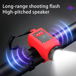 Luci <span class=keywords><strong>per</strong></span> Bicicletta IPX5 Impermeabili <span class=keywords><strong>per</strong></span> Guida Notturna, <span class=keywords><strong>Clacson</strong></span> Elettronico 110db <span class=keywords><strong>per</strong></span> Mountain Bike, Faro Anteriore LED USB con <span class=keywords><strong>Clacson</strong></span> - Product Image 4