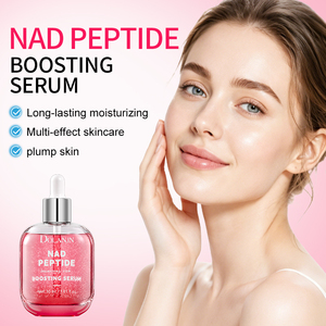 Sérum Peptidique NAD, Sérum Visage Riche en <span class=keywords><strong>Niacinamide</strong></span>, Éclaircissant et Raffermissant, Absorption Rapide, Hydratant, Flacon compte-gouttes 30ml, OEM - Product Image 5