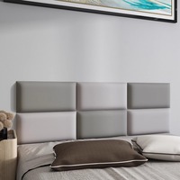 Tête de lit en bois au design moderne pour chambres à coucher à domicile et en hôtel, couleurs personnalisables, montage facile