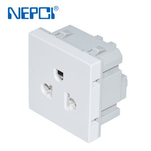 Module de <span class=keywords><strong>prise</strong></span> électrique américaine 45x45mm XJY-QB-43-16A Type B canadien 3 broches avec mise à la terre - Product Image 4