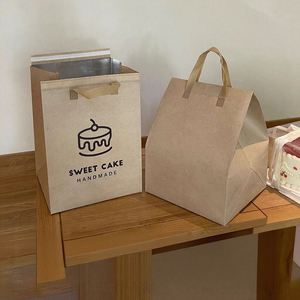 Cake Takeaway Special Non-Woven Insulated Cooler Bag with Zipper Closure Portable Foldable Design Custom Logo - Product Image 5