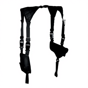 ショルダーホルスター エアソフトホルスター 一般的な垂直型ガンホルスター ほとんどの種類のピストルに調整可能 - Product Image 1