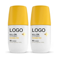 Organique Personnalisé Vegan Rouleau sur Gros Marque Privée Corps Roll-on 48 Heures Déodorant Parfum antisudorifique corps