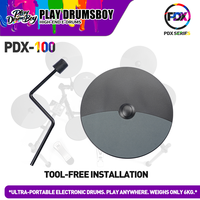 Portable Electronic Drum Kits Foldable Design Digital Drum Instrument with Easy Carry Performance Features
