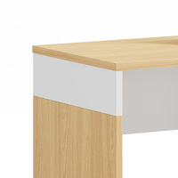 Bureau de patron minimaliste moderne Table d'ordinateur de bureau durable pour le superviseur de gestionnaire Bureau d'écriture à assemblage facile