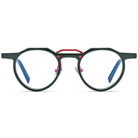 Gafas de acetato Borregls para mujer, montura de diseñador de marca, gafas de alta calidad, tamaño pequeño, ojo de gato, gafas ópticas 19197