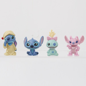 Set de 12 figuras de acción de <span class=keywords><strong>Lilo</strong></span>, modelo de anime y dibujos animados, versión adorable, muñecos para decoración de tartas y adornos - Product Image 6