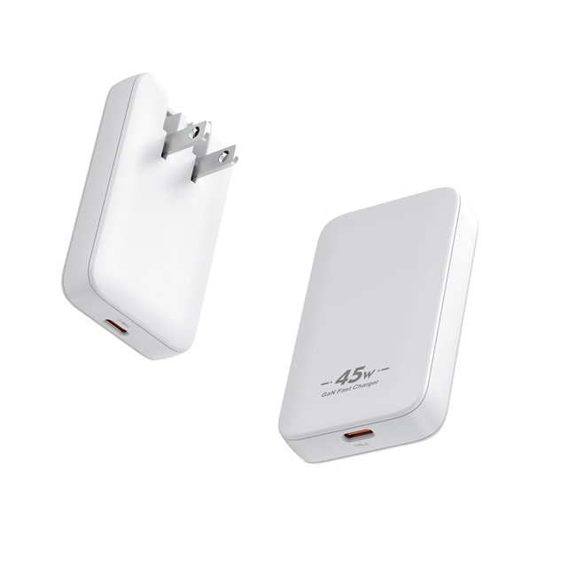 Vina Custom Slim 45W Gan USB Type C Fast Wall Charger Portable Quick Charging Power Adapter OTP Protection EU/US Phone Desktop