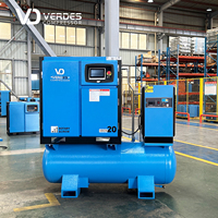 Compresseurs industriels VERDES 4 en 1 Compresseur à vis rotatif De Aire Machine 7,5kw 8 bar Compresseur à vis pour découpe laser