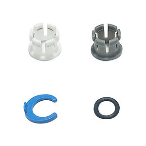 Accesorios para Purificador de Agua, Conector de 2, 3 y 4 Puntos con Anillo de Goma Azul para Máquina de Agua Pura de Ultrafiltración para Cocina - Product Image 1
