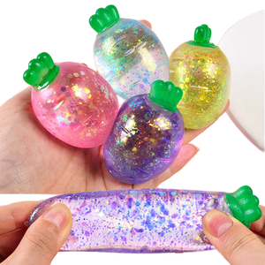 Jouet à presser en maltose douce en forme de flacon de <span class=keywords><strong>parfum</strong></span>, balle de décompression à rebond lent, jouet moelleux scintillant pour enfants et adultes - Product Image 6
