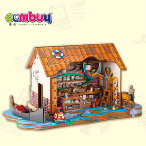 Gioco di Costruzioni Educativo <span class=keywords><strong>per</strong></span> <span class=keywords><strong>Bambini</strong></span> dai <span class=keywords><strong>5</strong></span> ai 7 <span class=keywords><strong>Anni</strong></span>, Puzzle 3D in Legno Fai-da-Te - Product Image 5