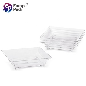 La maggior parte dei popolari quadrato di plastica usa e getta mini sace piatto e piatto - Product Image 4