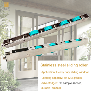 Porta Polia Fabricante 15*20 Roda Deslizante Portão <span class=keywords><strong>Nylon</strong></span> Rollers para Pátio Aço Inoxidável Slide Porta Roda - Product Image 2