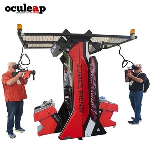 Permainan Arcade VR Zombie Frenzy Motion Platform AR/VR Hiburan Simulator Tembak-tembakan 2 Orang Peralatan Tembak 7D Mesin Game - Product Image 4