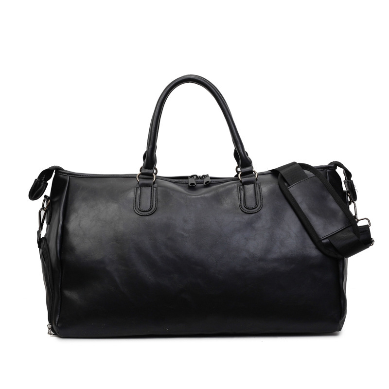 New Hot Selling Custom Logo Large Capacity PU Leather Travel Duffle Bags Men Women Weekend Overnight Carry On Luggage Bags