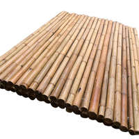 Rollos de esgrima de bambú ecológicos, 220cm X 240cm para bordes de jardín, uso agrícola, decoración de cama de suelo, materias primas de bambú duraderas