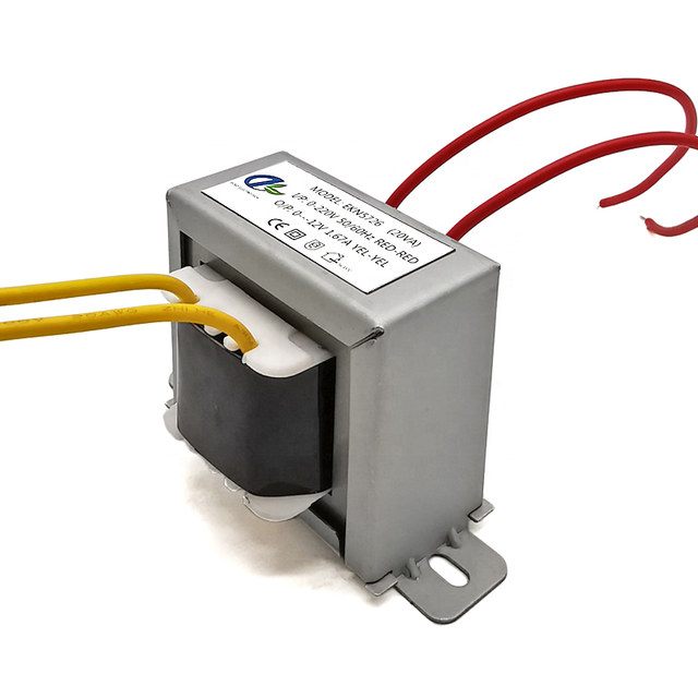 EI Low Frequency Output Audio Transformer Single Phase Aluminum Winding 12VA 15VA 50/60Hz