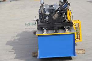 Máquina de enmarcado de acero de calibre ligero C U Channel <span class=keywords><strong>Purlin</strong></span> Máquina formadora de rollos Máquina de pernos y rieles - Product Image 4