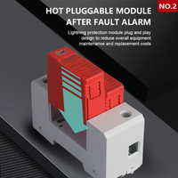Parafoudre CC LONG TAI SPD-40 2P T2, temps de réponse 25ns, 2,4kV 20kA-40kA, 1000VCC, montage sur rail DIN 35mm, certifié CE IEC