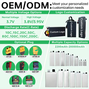 産業用ドローンバッテリー 高電圧 高エネルギー 安定性と耐久性に優れたヘビーデューティー多ロータードローン用バッテリー 77000mAh 80000mAh 6S - Product Image 5