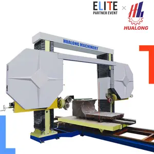 Hualong-HLSJ-2000 de maquinaria de piedra, máquina automática de alta eficiencia, 5 ejes, CNC, sierra de alambre de diamante para modelado de corte de piedra