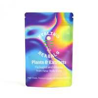 Sachet Doypack Mylar Haute Barrière Anti-Odeur Personnalisé avec Fermeture Zip Refermable pour l'Emballage d'Extraits de Plantes et d'Herbes