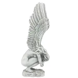 Stile fai da te in resina redenzione angelo figurine di cherubini scultura ufficio decorazione da tavolo ornamenti artigianali opere d'arte