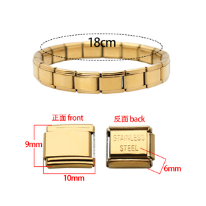 Cadenas de Eslabones de Acero Inoxidable con Dijes Italianos para Joyería, Dijes de Aleación para Marcar Joyas, Regalo para Mujer, Accesorios Modulares DIY - Product Image 3