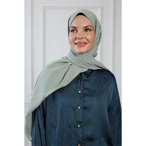 Medina Silk <b>Shawl</b> Long <b>Women's</b> Cagla Color Elegant Scarf Fashion Accessory - Product Image 2