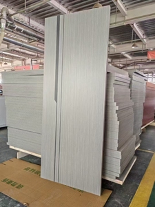 Ventas directas de fábrica Alto aislamiento acústico Minimalista Nuevas puertas interiores de madera para sala de estar Dormitorio para uso en supermercado - Product Image 2