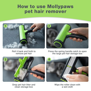 KingHon for Removing <b>Dog</b> Hair Cat Hair Clothing <b>Sofa</b> Cleaning Brush Lint Pet Hair Remover Lint Roller Brush Tool - Product Image 5