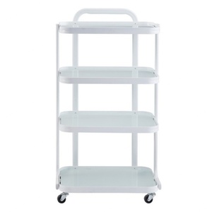 Industrial-Style Spa Facial Manicure Hairdressing <b>Trolley</b> Cart Wheels for Living Room Hotel Bedroom School Gym Use - Product Image 2